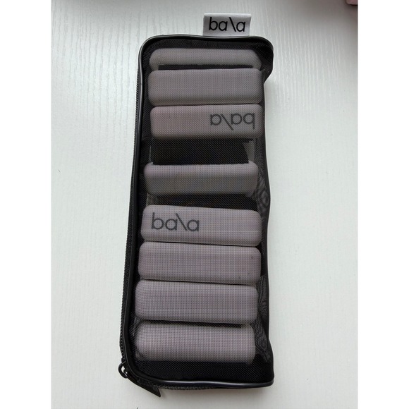 Bala Bangles 1 lb Ankle Weights Set of 2 White Fitness Accessories - Picture 2 of 8